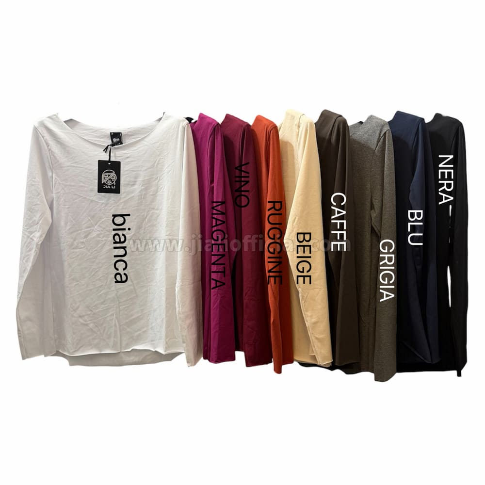 MAGLIA BASIC COTONE MANICA LUNGA - immagine 3