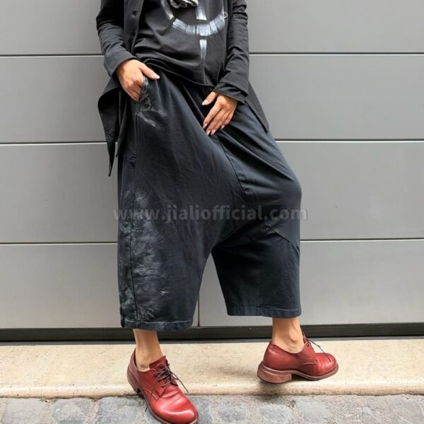 TROUSERS TOKAI DIPINTO NERO