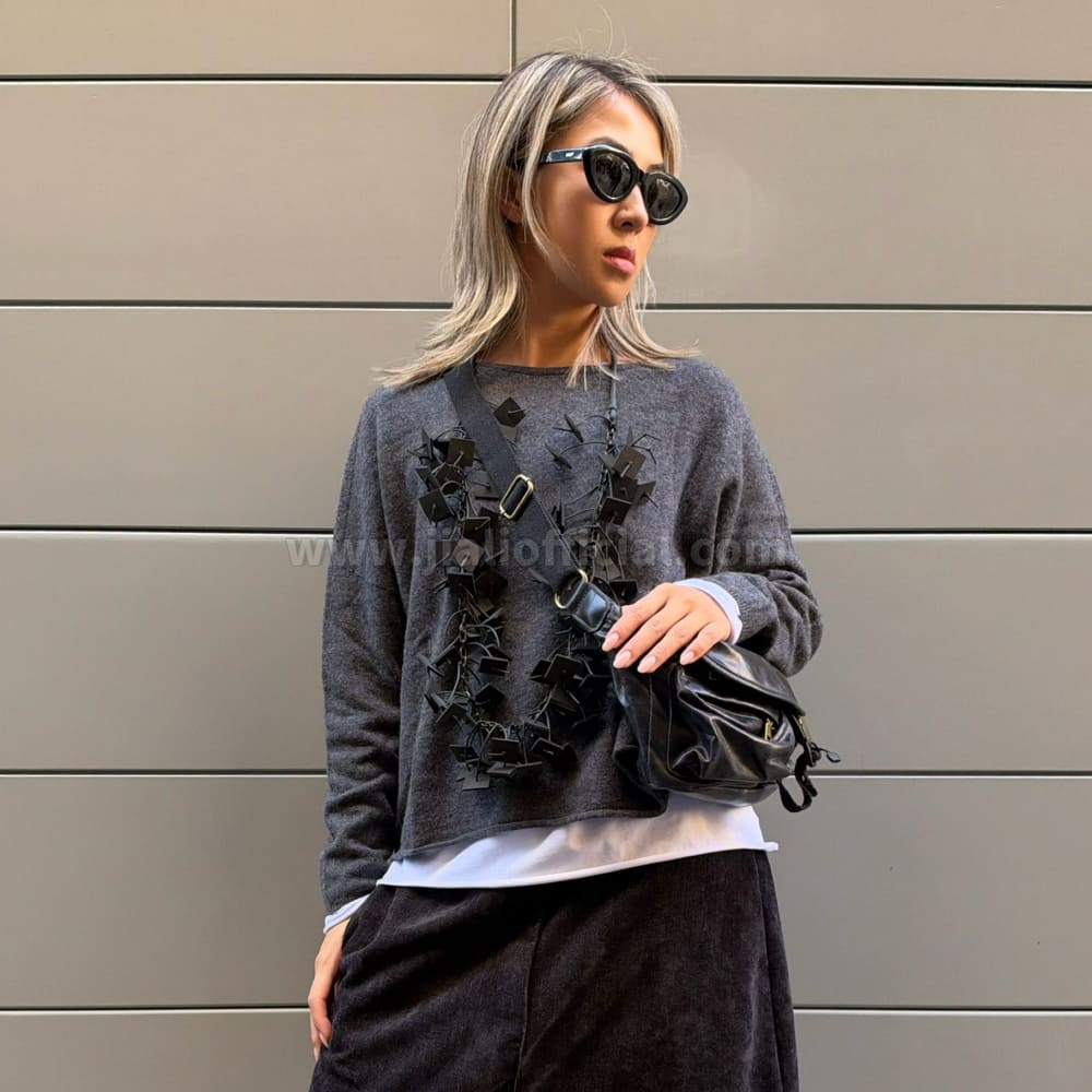 MAGLIONE WOOL BOX ANTRACITE