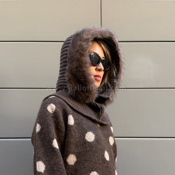 BALACLAVA ECOFUR MARRONE