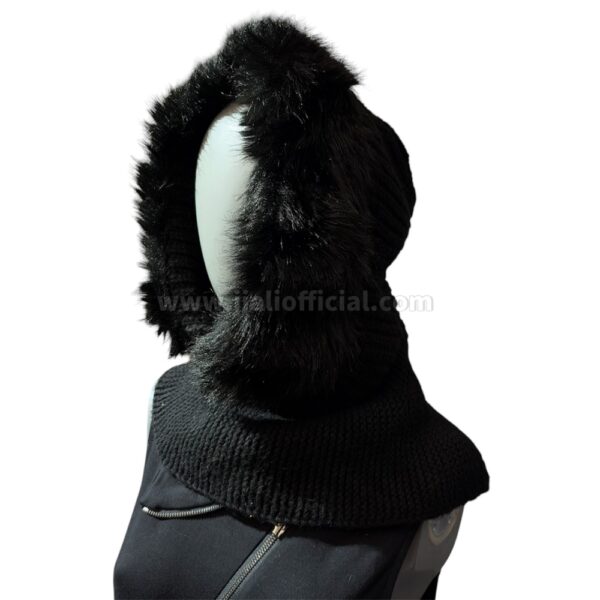 BALACLAVA ECOFUR NERO