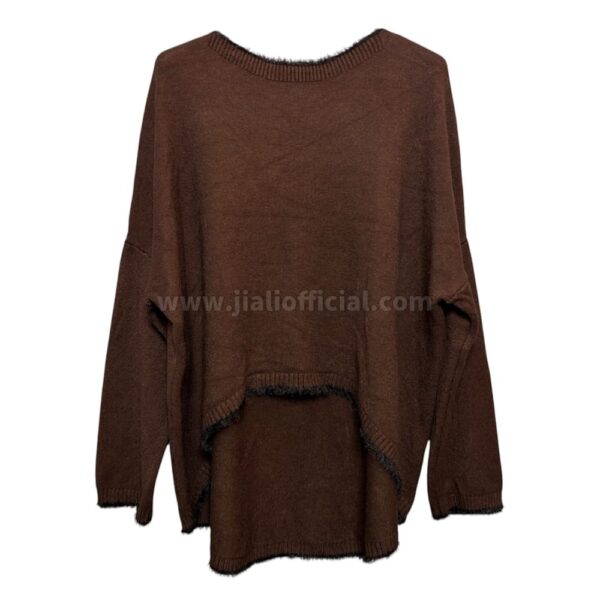 MAGLIONE SANDRA GIRO COLLO MARRONE