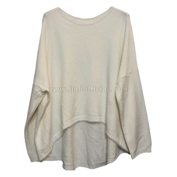MAGLIONE SANDRA GIRO COLLO PANNA