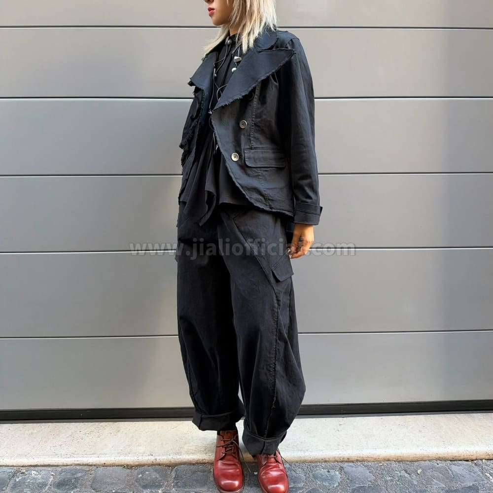GIACCA RETRO NERO - immagine 4