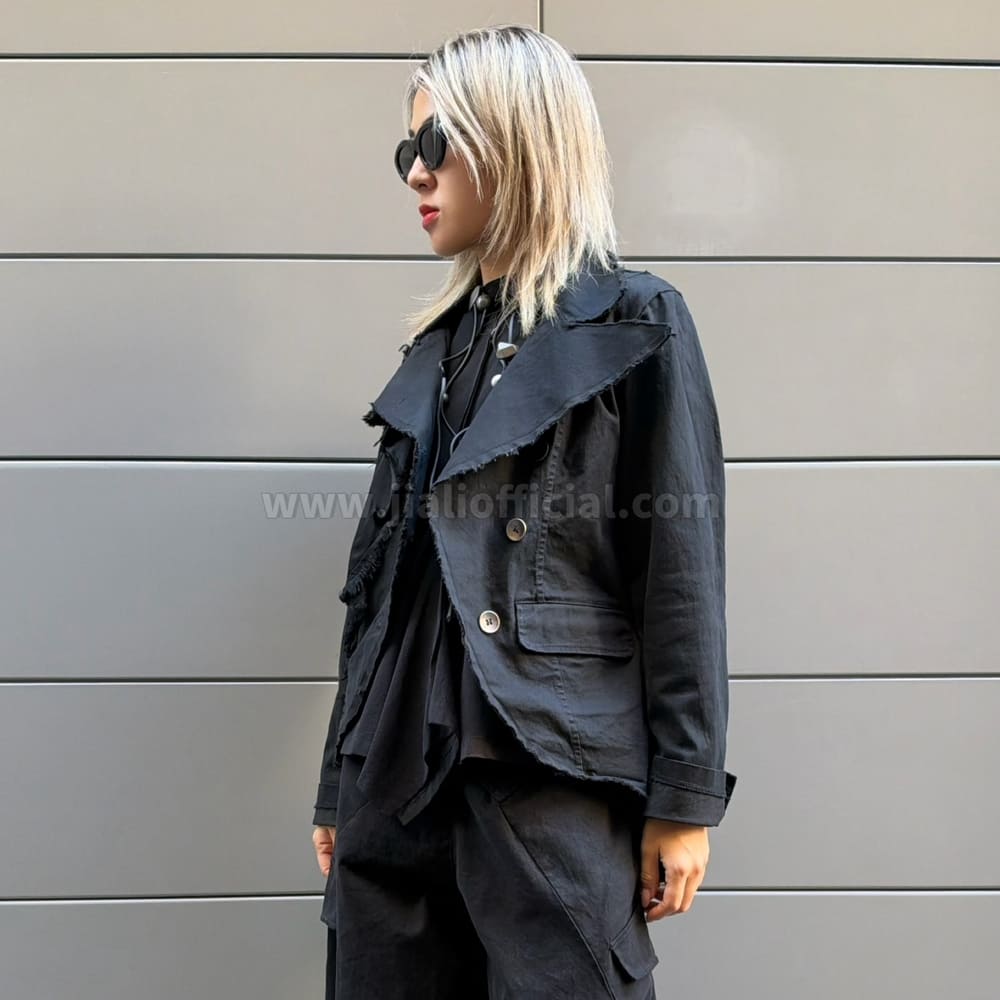 GIACCA RETRO NERO - immagine 2