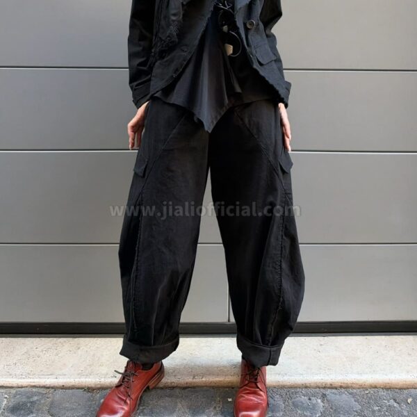 TROUSERS RETRO NERO