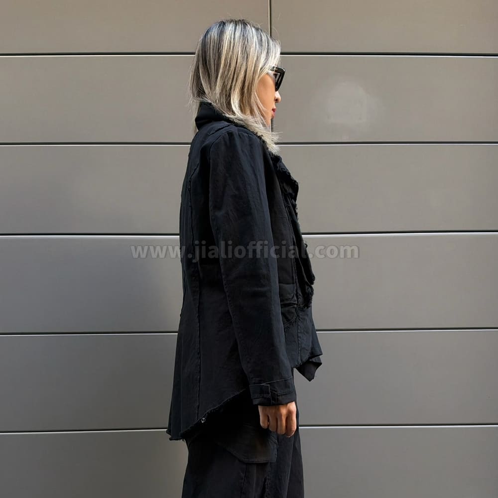 GIACCA RETRO NERO - immagine 3