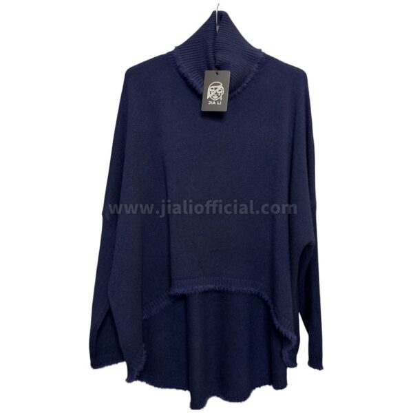 MAGLIONE SANDRA COLLO ALTO BLU