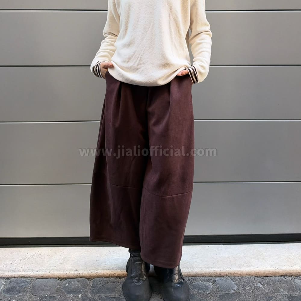 TROUSERS KODAN MARRONE