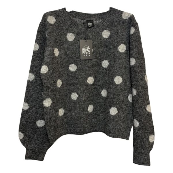 MAGLIONE POIS GRIGIO